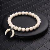 bracelet perle blanche