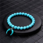 bracelet perle turquoise homme