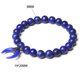 bracelet perle lapis lazuli