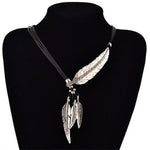 Collier Plumes Coulissantes