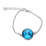 bracelet lune bleu