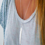 Collier Plume Blanche