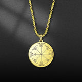 pentacle de protection or