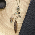 Collier Indien Plumes